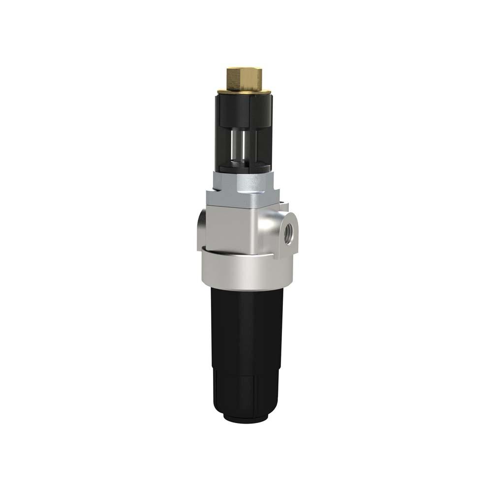Lubricador por nebulización - Estándar-mini - G 1/8" a 1/4" - con recipiente metálico - BG 0 - Precio por unidad