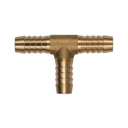 T-Schlauchverbindungsstutzen - Messing - LW 6 bis 13 mm - max. 10 bar - Mediums/Umgeb.Temp. max. 90 °C - Preis per Stück