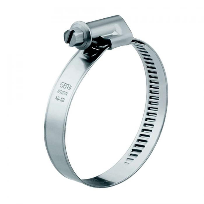 Abrazadera de tornillo sin fin GEMI SX-T - Acero galvanizado - Margen de sujeción de 16 a 160 mm - Anchura 12 mm