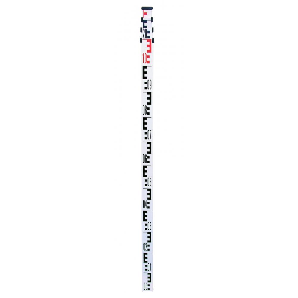Nedo Teleskopnivellierlatte - StandardLine - Messbereich 4 bis 7 m - Teilung 2