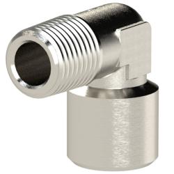 Angle fitting &ndash; nickel-plated brass &ndash; G internal thread / R external thread &ndash; SW 10 to 30 &ndash; PN max. 60 bar &ndash; price per piece