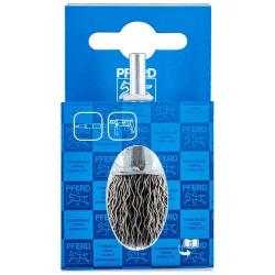 Pincel - PFERD - sin nudo, con vástago - alambre de acero - para acero dulce, etc. - Denominación POS PBU 6 pulgadas ST 0,50 - Precio por unidad