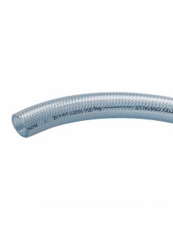 PVC-letku - AdBluelle - kristallinkirkas - DN 1 1/2" - max. käyttöpaine 10 bar - pituus 1 - 10 m - hinta per metri
