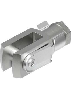 FESTO - Gaffelhoved - galvaniseret stål - IG M4 til M20x1,5 - DIN 71752, ISO 8140 - Pris pr.