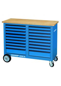 Rolwerkbank - verrijdbare werkbank - extra breed - 18 laden - totaal draagvermogen 700 kg