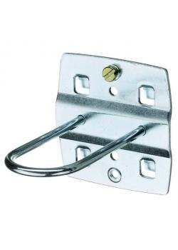 Soporte redondo - adecuado para chapas perforadas - galvanizado - 27x65 mm