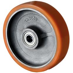 CASCOO Polyurethanrad - Serie I2U5 - f&uuml;r Schwerlastrollen - Rad-&Oslash; 125 bis 200 mm - Tragkraft 700 bis 1000 kg - Preis per St&uuml;ck