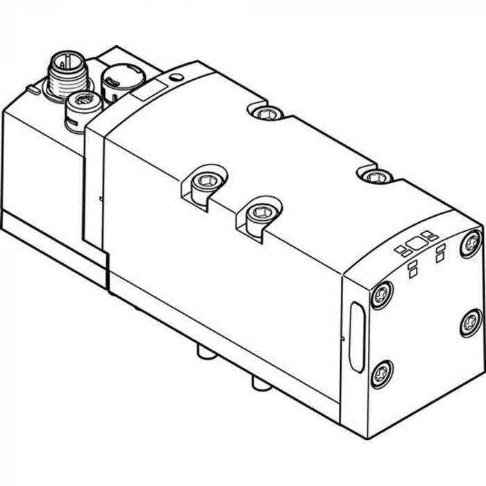 FESTO - Magnetventil - 5/2 monostabil/5/3 ventilert/5/3 ventilert/5/3 lukket - bredde 52 mm - VSVA serien - pris pr stk.