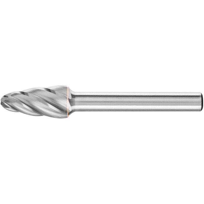Freestift - PFERD - hardmetaal - schacht-Ø 6 mm - ronde boogvorm - voor aluminium