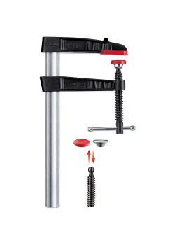 Støpejernskrueklemme TG-K - spenn 160 til 600 mm - hals 80 til 175 mm