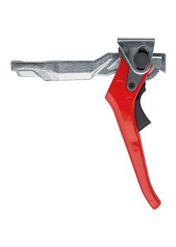 Glidebrakett cpl. for størrelse SLV - projeksjon 120 mm - forskjellige typer håndtak