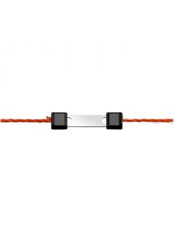 Strandstik Litzclip® - Ø 3 mm - lige - rustfrit stål - pakke med 10 - pris pr. Pakke
