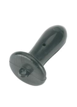 Melkedummyplugg - plast - sort - VE 10 stk - pris pr stk