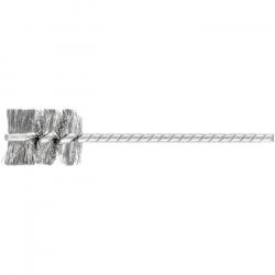 Rohrbürste - PFERD - Bürsten-Ø 19 mm - mit Edelstahlbesatz - Bezeichnung IBU 1925/3,8 INOX 0,20 - Schaft-Ø 3,8 mm - Besatzmaterial-Ø 0,2 mm - Preis per Stück