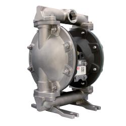 ARO Pro-Serie 1" - Druckluftmembranpumpe Metall - Typ 66612B-8EB-C - Medienber&uuml;hrte Geh&auml;useteile Edelstahl - F&ouml;rderdruck 8,3 bar - F&ouml;rdermenge max. 133 l/min