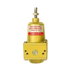 Præcisionstrykregulator - G 1/4" - kontrolområde 0,1-2 til 0,2-5 bar - PE maks. 16 bar - uden trykmåler - ikke-jernholdigt metal
