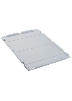 Stülpdeckel ProfiPlus EuroBox Lid A 600 - Buitenafmetingen (B x D x H) 600 x 400 x 10 mm - Kleur grijs