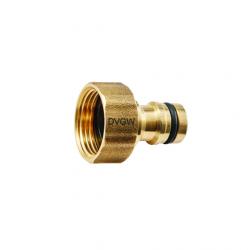 GEKA® pluss krankobling - drikkevann - messing - IG G1/2 til IG G1 - pris pr.