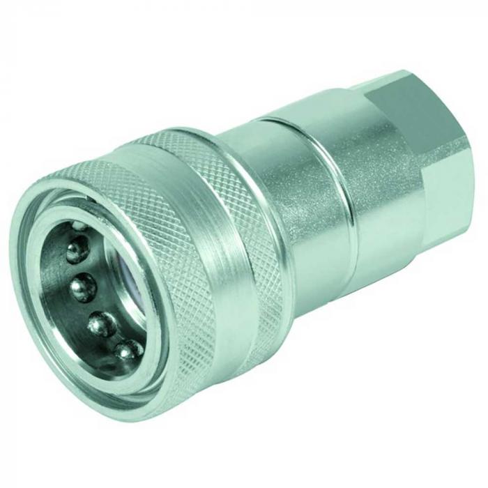Plug-in coupling series ST-NV - socket - steel chrome-plated - DN 6 to 50 - internal thread - PN to 350