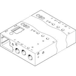 Festo valve terminal connection strip – Series VABM-L1-14G-G14-x-GR – Grid size 16.0 mm – max. 24 valve positions – Price per piece