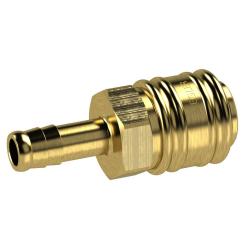 Snabbkoppling - blank m&auml;ssing - NW 7,2 - munstycke LW 8 - PN 0 till 35 bar