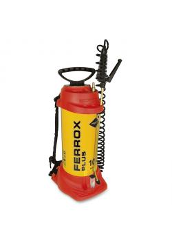 Pulverizador de alta presión "FERROX PLUS"- con junta FPM - 6 bar - capacidad de llenado 10 litros - capacidad total 13 litros