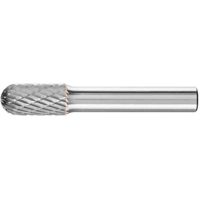 Frässtift - PFERD - Hartmetall - Schaft-Ø 8 mm - Walzenrundform - Zahnung 3 PLUS und 4