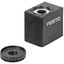 FESTO - VACF-B-C1 - Bobina magnética - Carcasa de acero PA - Esquema eléctrico forma C - 12 V DC a 230/240 V AC/50-60 Hz - Precio por unidad