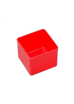 Einsatzbox Euro Plus Indsæt 45/1 - Dimensioner (B x D x H) 54 x 54 x 45 mm - farve rød