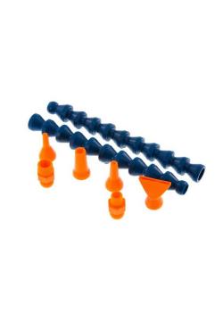 Kølevæskesamlingsslangesystem Cool-Line Sæt 1/4" - 2 stykker samleslange på hver 140 mm (2 x 10 moduler) - 2 gevindforbindelser R 1/8 og R 1/4"