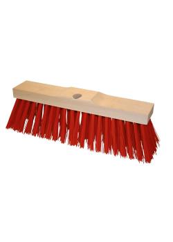 Escoba de calle - Ø mango 25 mm - anchura 35 a 42 cm - roja