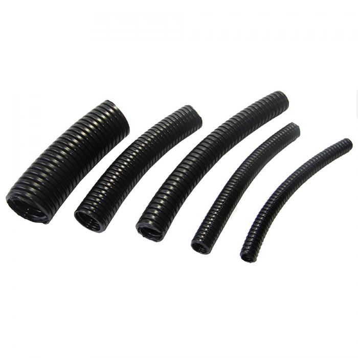 Tuyau ondulé - polyamide 6 - DN 7,5 à 50,0 - Ø intérieur 6,9 à 48,1 mm - longueur 25 et 50 m - prix par rouleau