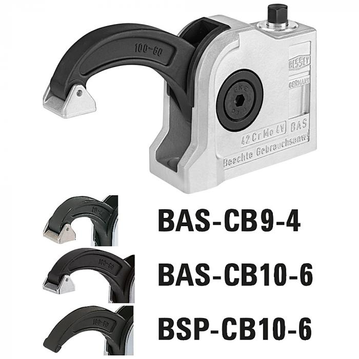 BAS-CB kompakte klemmer - spenner fra 88 til 97 mm - projeksjon 40 til 60 mm