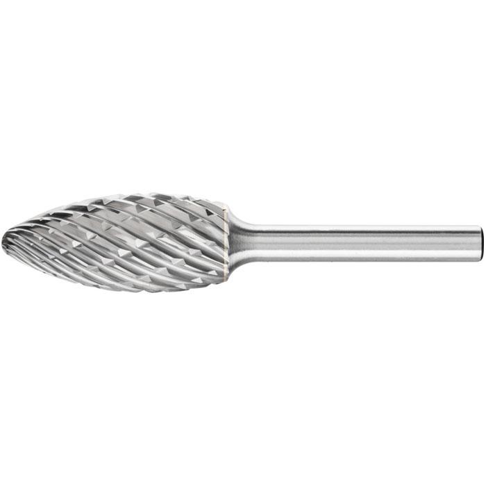Frässtift - PFERD - Hartmetall - Schaft-Ø 6 mm - für Stahl - Flammenform
