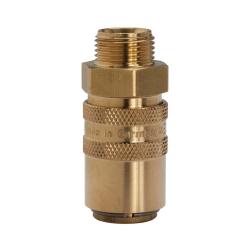 Temperatuurregelkoppeling - messing/roestvrij staal - M14x1,5 recht, M14x1,5 45°, M14x1,5 90°, G 1/4 recht