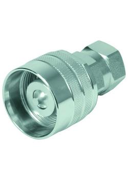 Faster CVV-stekker - verchroomd staal - DN 12 tot 25 - maat 8 tot 16 - BSP IG - volgens ISO 14541