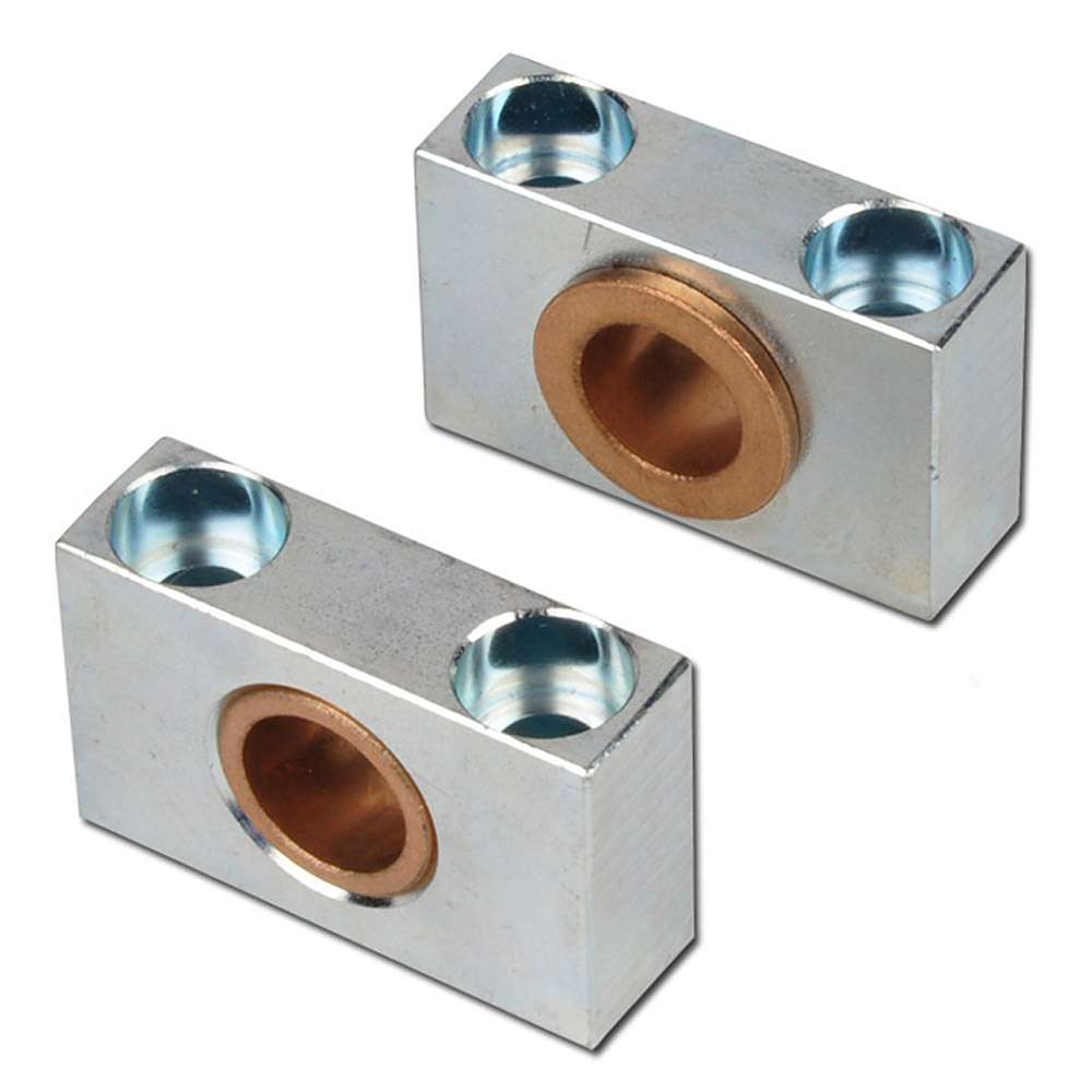 Soportes para montaje en pivote central - acero galvanizado - para ISO 6431