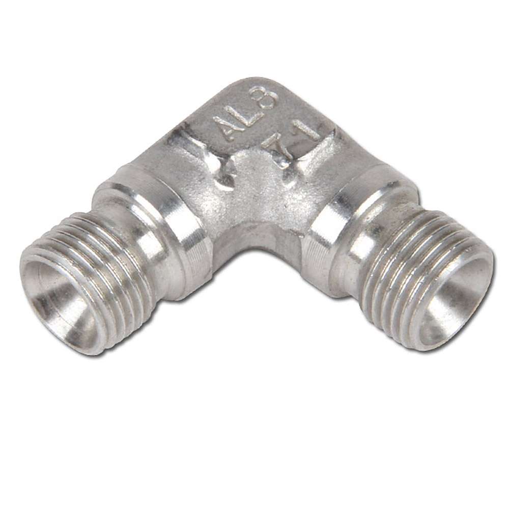 Vinkel 90° - 60° universal tätningskon - utvändig gänga G 1/8"-1 1/2" - PN upp till 400 - rostfritt stål 1.4571