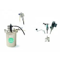 Spritzsystem mit Materialdruckbehälter 12 L - Stahl verzinkt