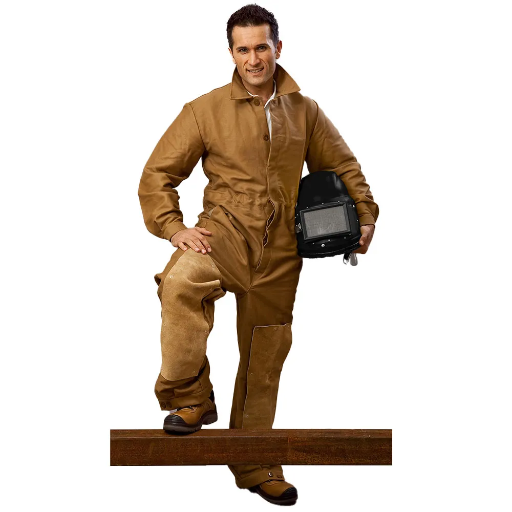 Combinaison de protection radioprotection "605" - garniture en cuir détachable aux jambes - taille 48 - 60