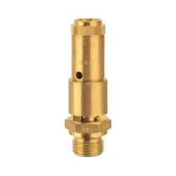 Válvula de seguridad - Latón - DN 10 - G 3/4" - SW 32 - Presión de respuesta 0,3 a 28 bar - Tipo de ensayo - Precio por unidad