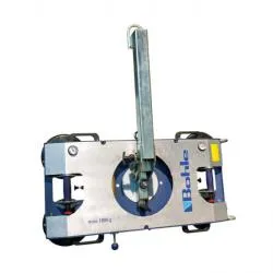 Manuelle Vakuum-Hebeanlage - Tragkraft 180 kg - 360° drehbar - 90° schwenkbar - Maße 910 x 510 x 100 mm