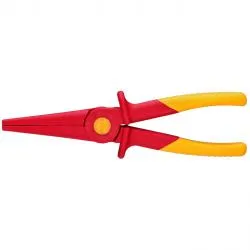 Nose pliers - plastic - insulation - 220 mm - Serrated