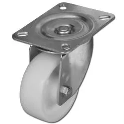 Swivel castor - Plastic wheel - Wheel Ø 80 to 200 mm - Overall height 105 to 235 mm - Load capacity 125 to 350 kg