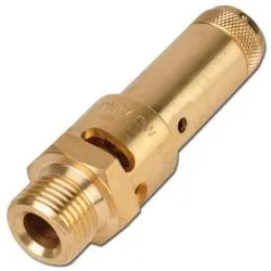 Válvula de seguridad - aire comprimido - latón - 0,2 a 30 bar