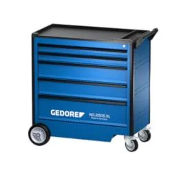 Servantes d'atelier Gedore - 5 tiroirs - force totale 1000 kg