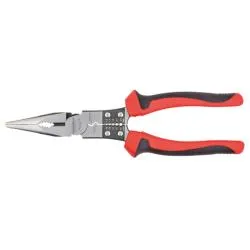 GEDORE red Multi-purpose flat-nose pliers 9" – for cutting, crimping and stripping