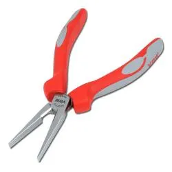 Flat nose pliers - length 160 mm - chromed - multicomponent handles