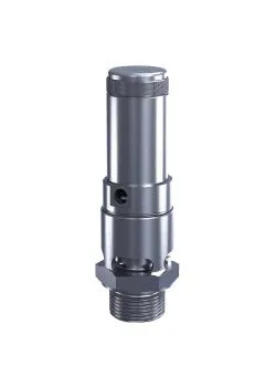 Serie 410 - Válvula de seguridad - acero inoxidable - DN 8 a DN 25 - drenaje libre - con conexión roscada - varias versiones