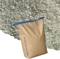 Slibemiddel - hvid korund - kantet korn 2 til 0,05 mm - genbruges - pris pr. kg eller ton